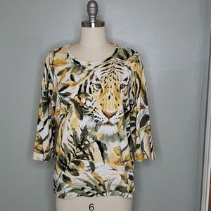 Alfred dunner blouse size xl